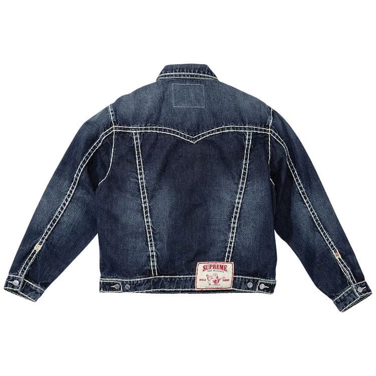 Supreme x True Religion Denim Trucker Jacket Washed Blue