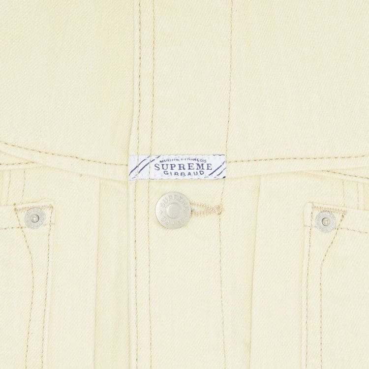 Supreme x Martithé + François Girbaud X-Seam Denim Trucker Jacket Pale Yellow
