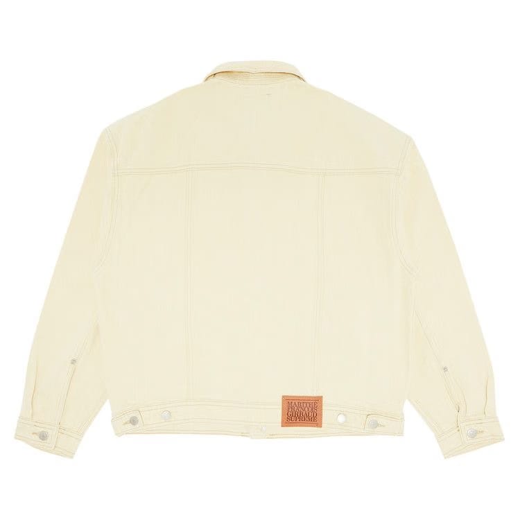Supreme x Martithé + François Girbaud X-Seam Denim Trucker Jacket Pale Yellow