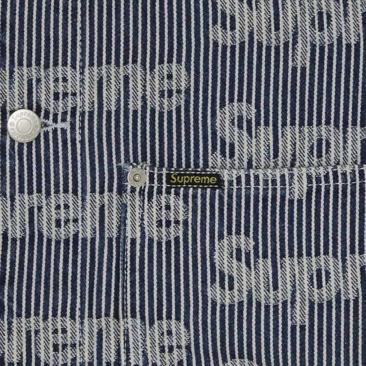 Supreme Denim Chore Trucker Jacket Stripe