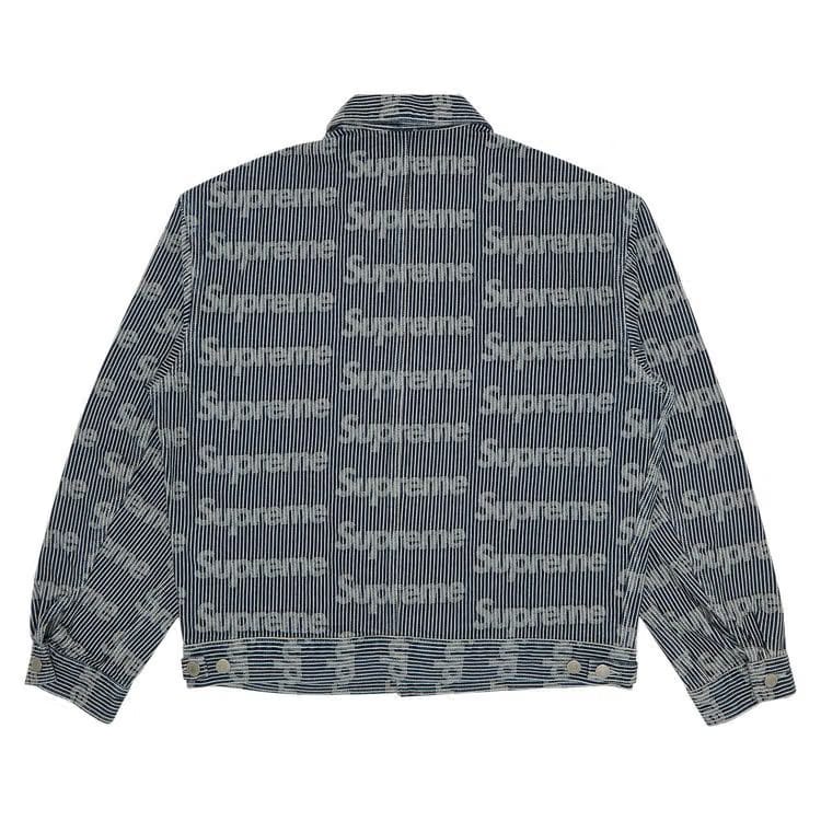 Supreme Denim Chore Trucker Jacket Stripe