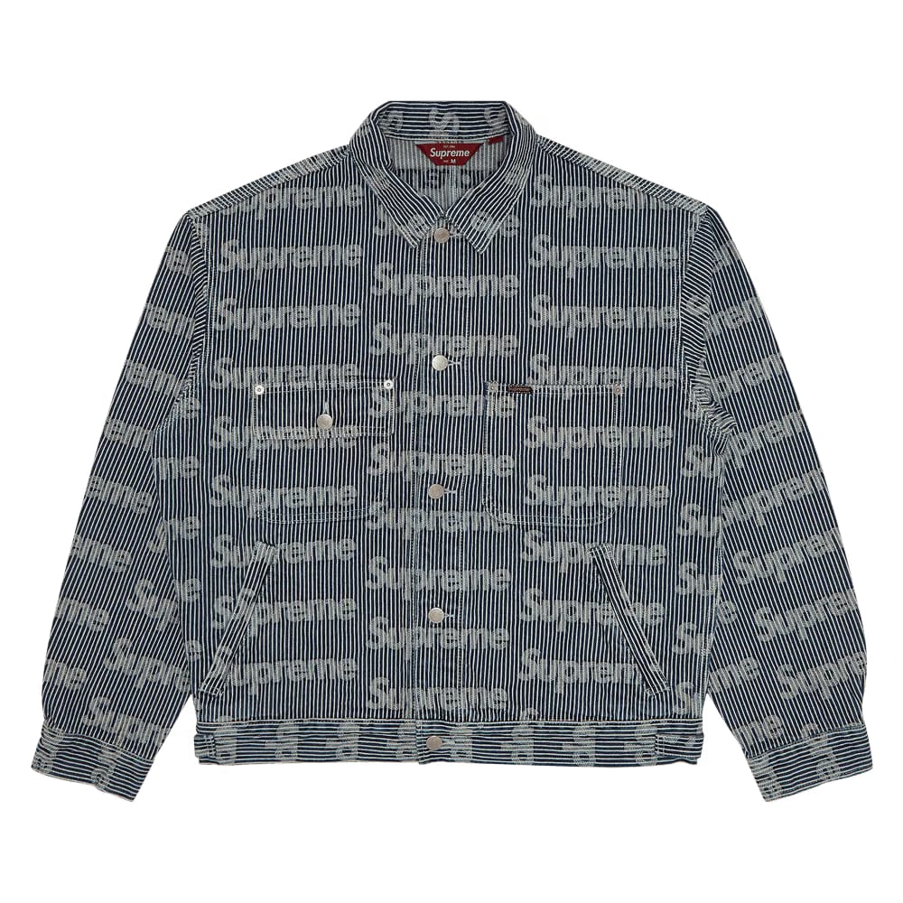 Supreme Denim Chore Trucker Jacket Stripe