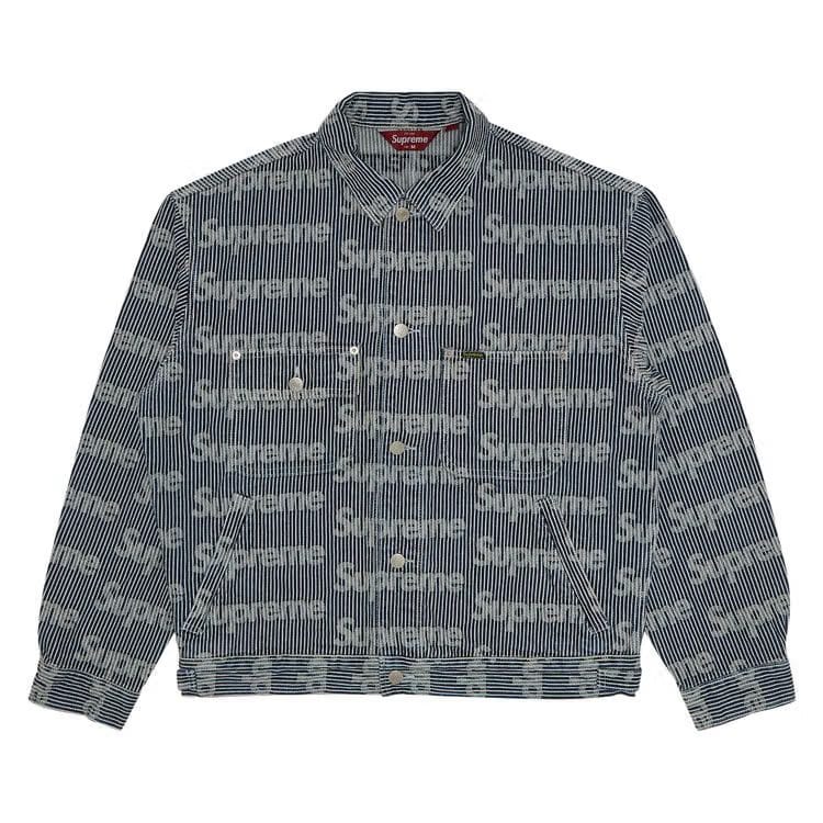 Supreme Denim Chore Trucker Jacket Stripe