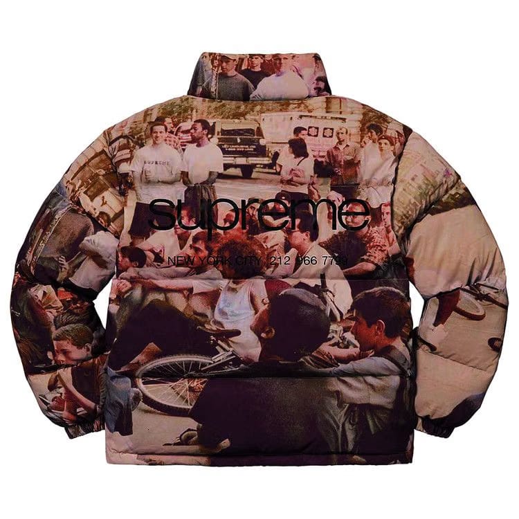 Supreme Lafayette Reflective Down Jacket Multicolor