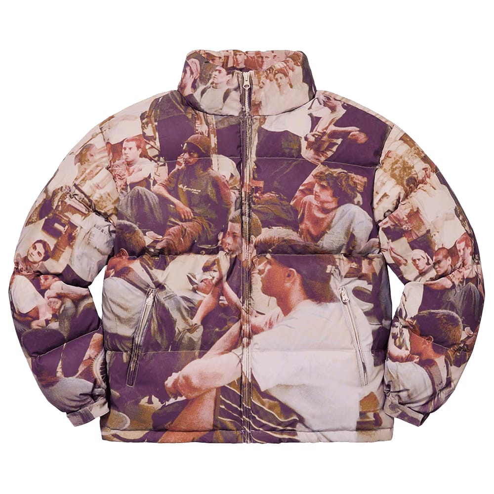 Supreme Lafayette Reflective Down Jacket Multicolor