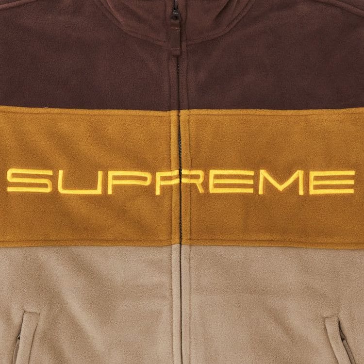 Supreme Polartec Zip Jacket Brown
