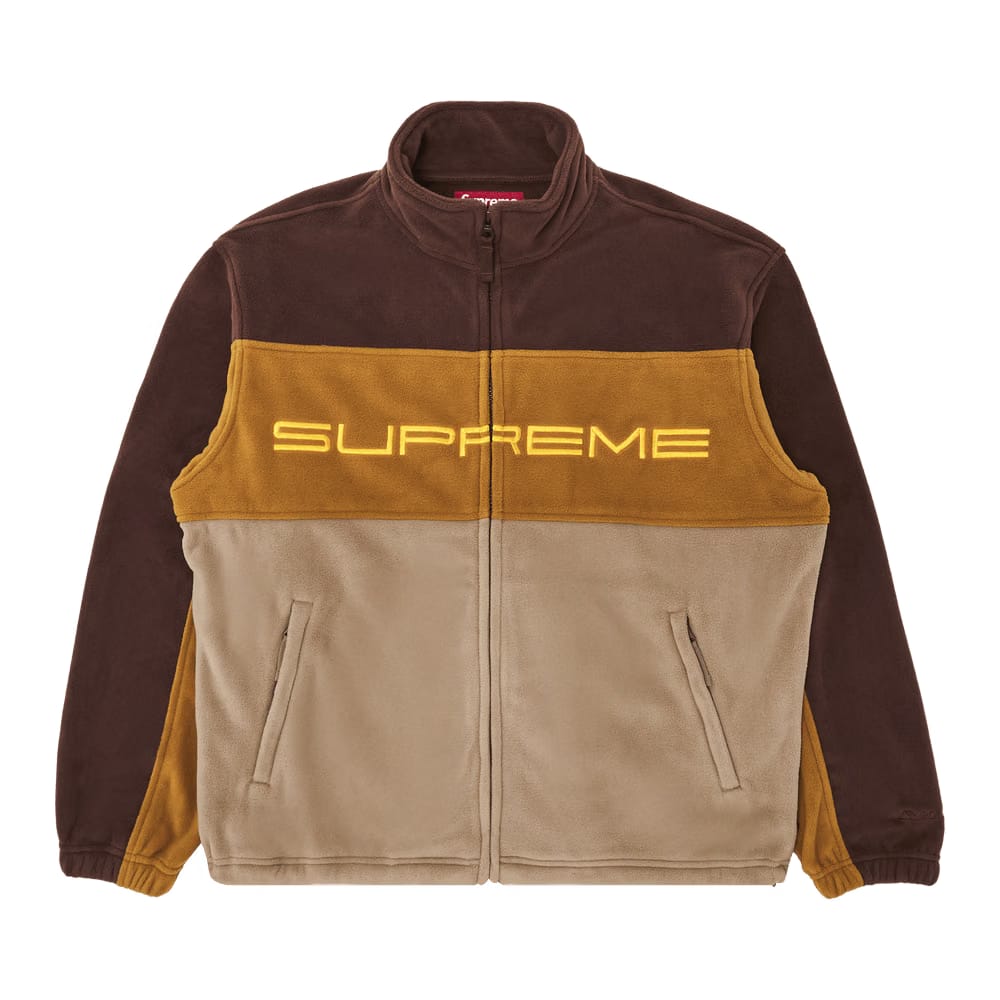 Supreme Polartec Zip Jacket Brown