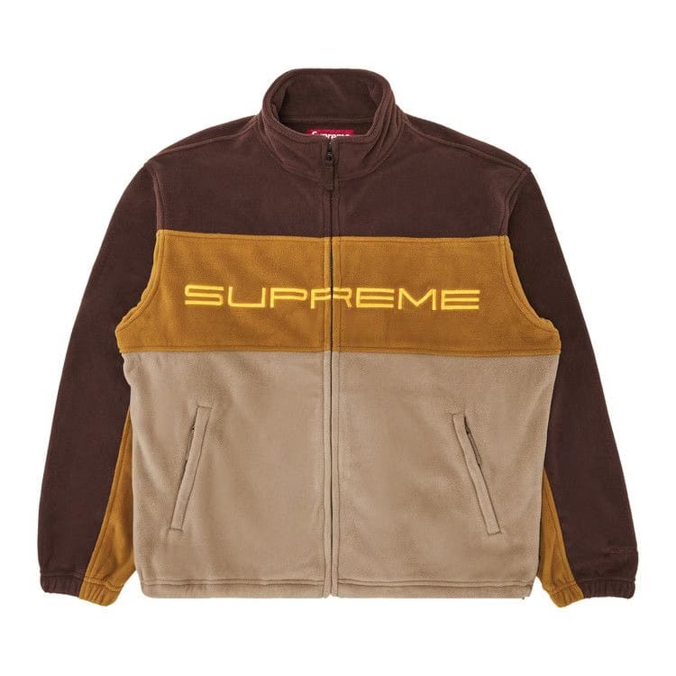 Supreme Polartec Zip Jacket Brown