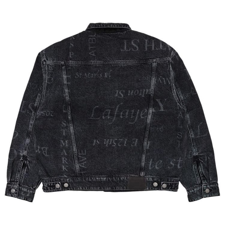 Supreme x Martine Rose Reversible Trucker Jacket Washed Black