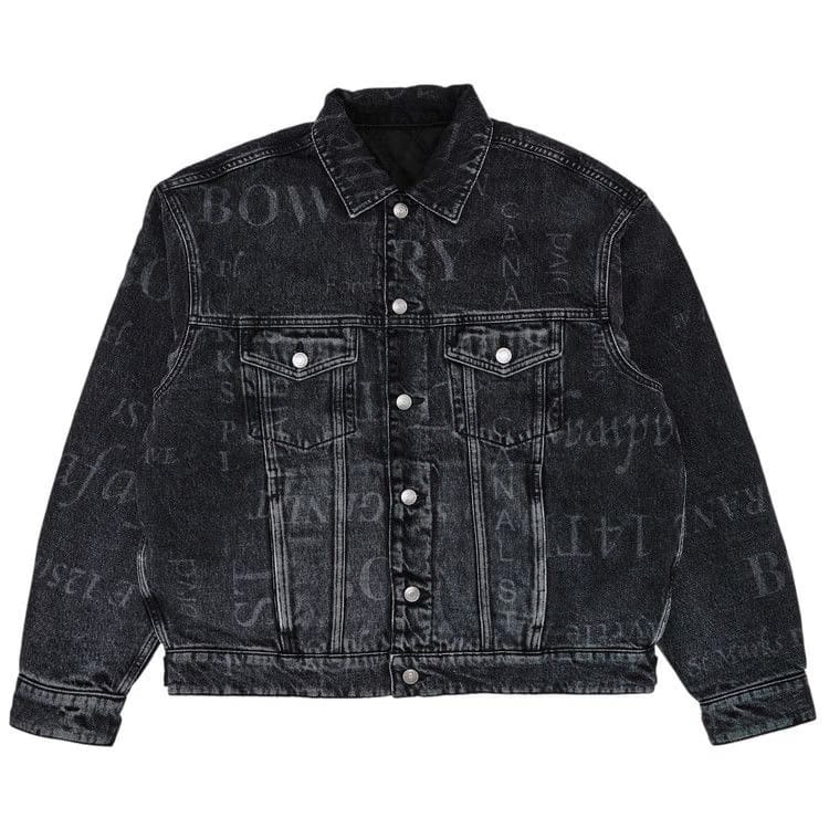 Supreme x Martine Rose Reversible Trucker Jacket Washed Black