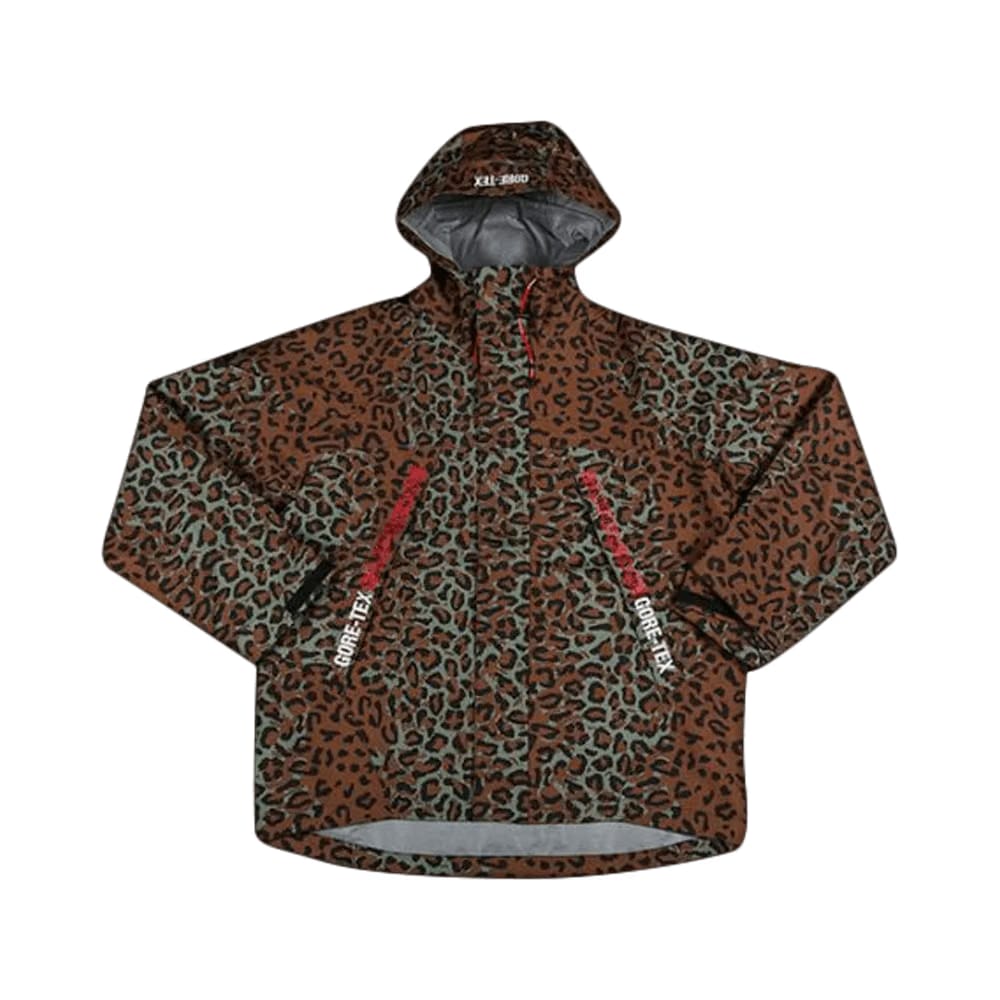 Supreme Goretex Taped Seam Jacket Leopard