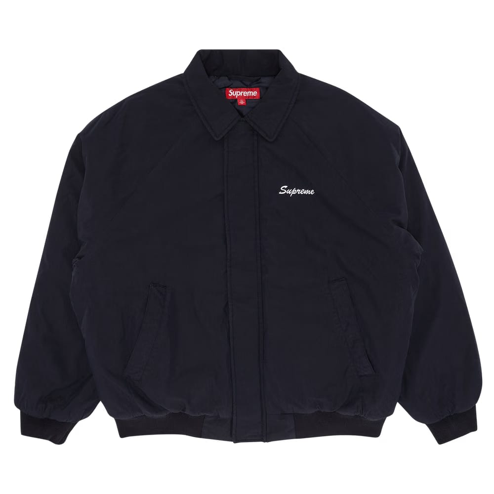 Supreme Peace Embroidered Work Jacket Navy