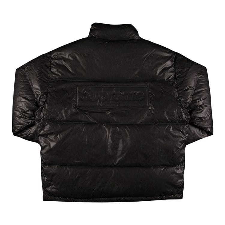 Supreme Reflective Speckled Down Jacket Black