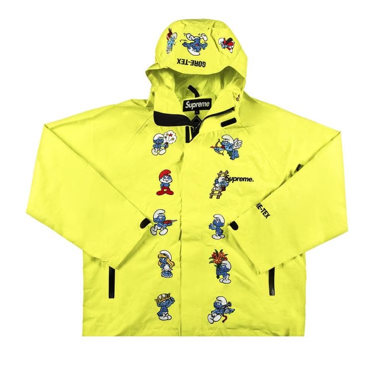 Supreme x Smurfs GORE-TEX Shell Jacket Bright Yellow