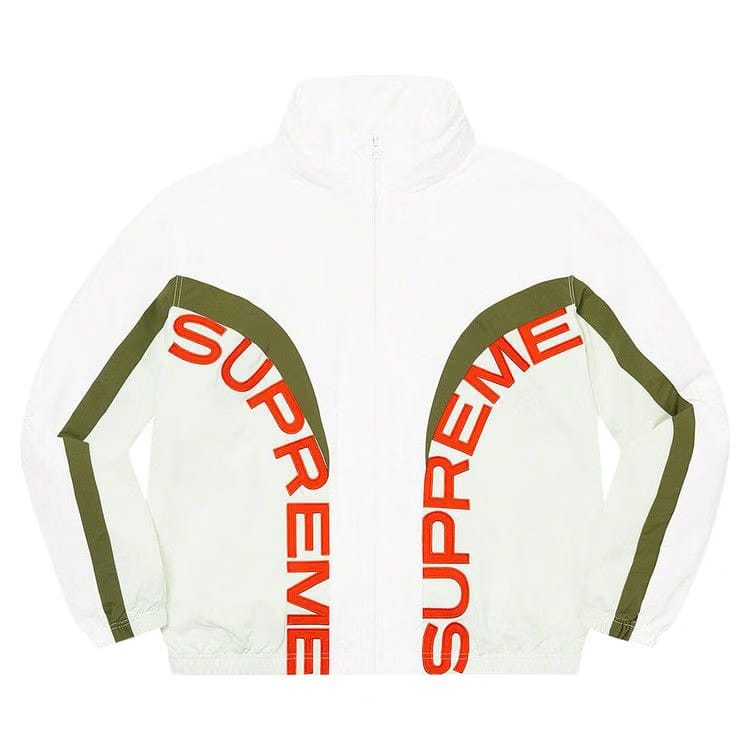 Supreme Curve Track Jacket White