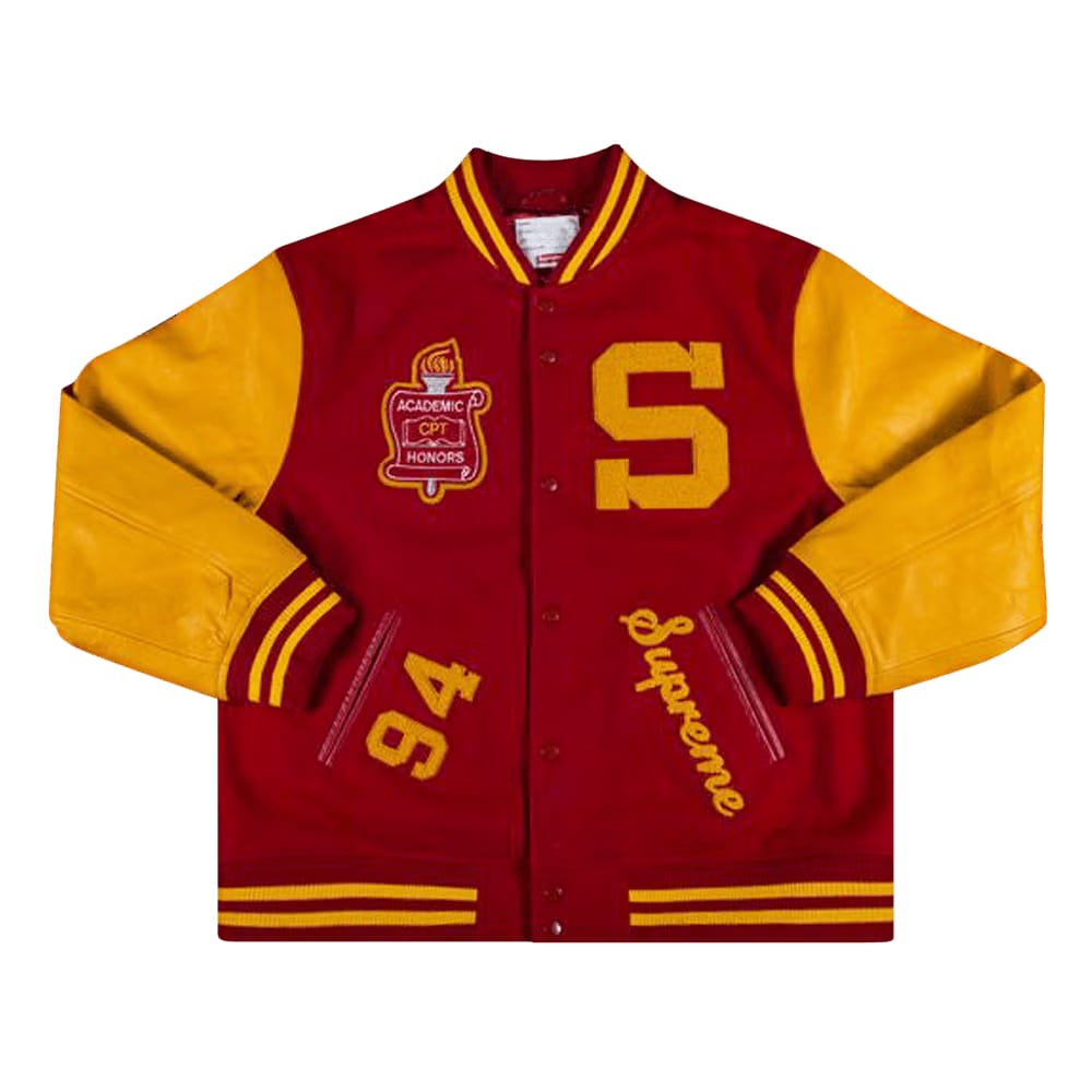 Supreme Team Varsity Jacket Red