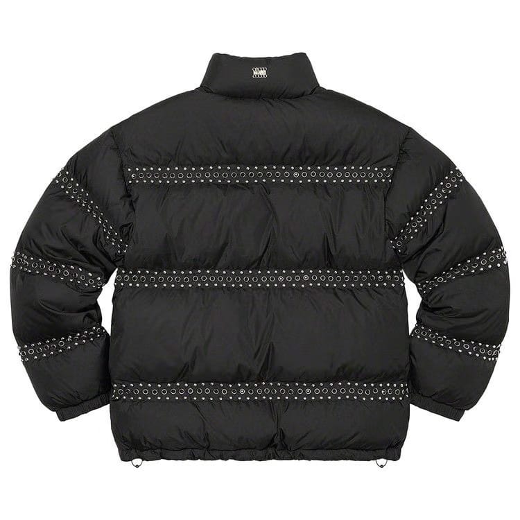 Supreme x B.B. Simon Studded Puffer Jacket Black
