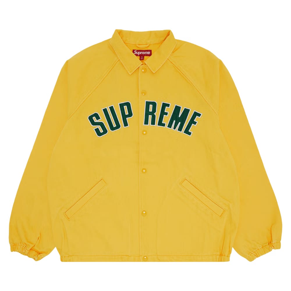 Supreme Arc Denim Coaches Jacket Yellow