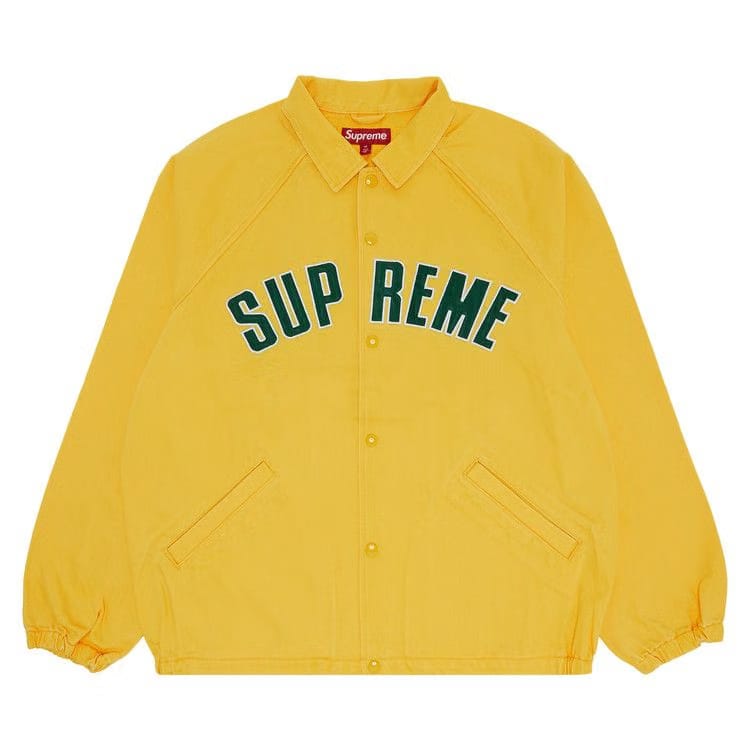 Supreme Arc Denim Coaches Jacket Yellow