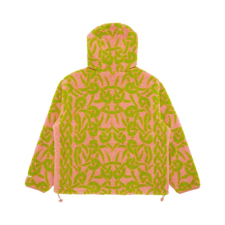 Supreme Celtic Knot Reversible WINDSTOPPER Fleece Hooded Jacket Dusty Pink