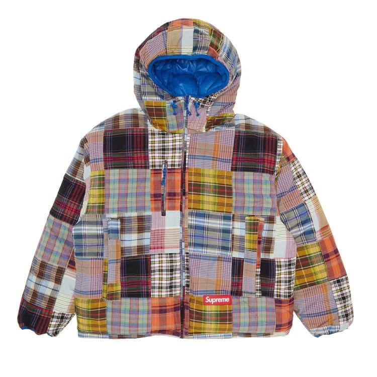 Supreme Madras Reversible WINDSTOPPER Puffer Jacket Multicolor