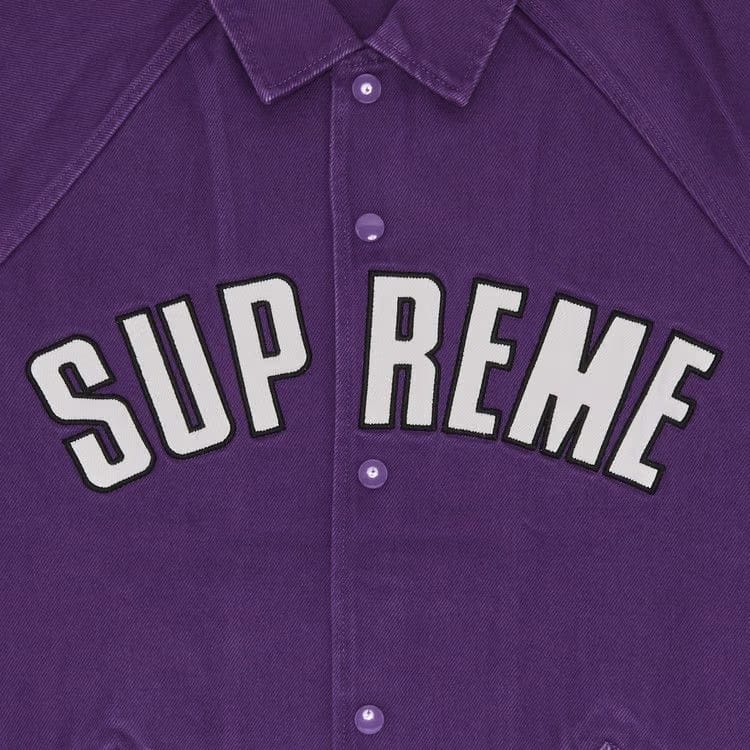 Supreme Arc Denim Coaches Jacket Purple