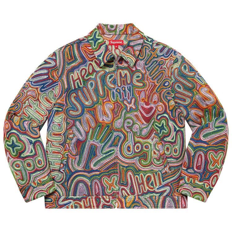 Supreme Chainstitch Denim Jacket Multicolor