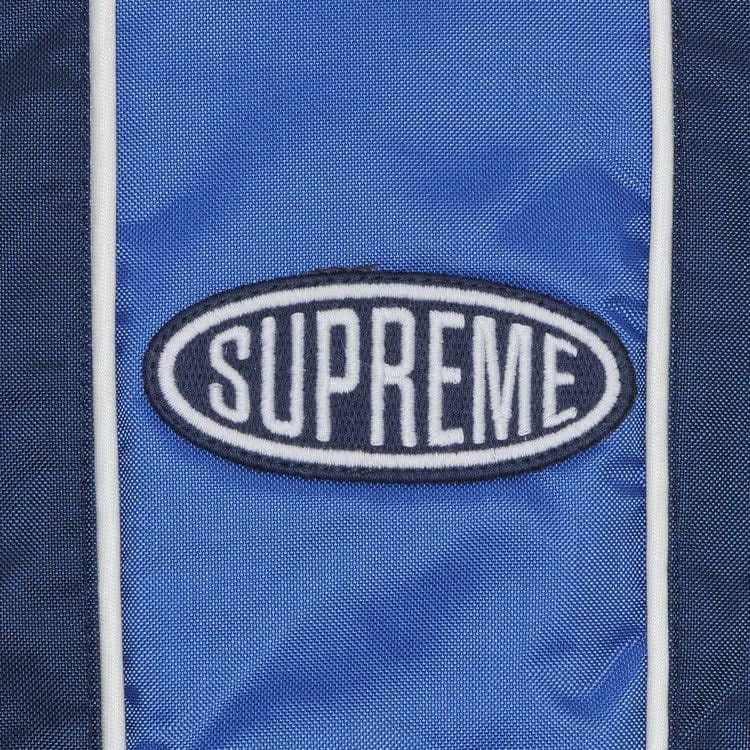 Supreme Stripe Puffer Jacket Navy