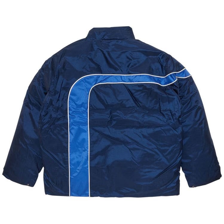 Supreme Stripe Puffer Jacket Navy