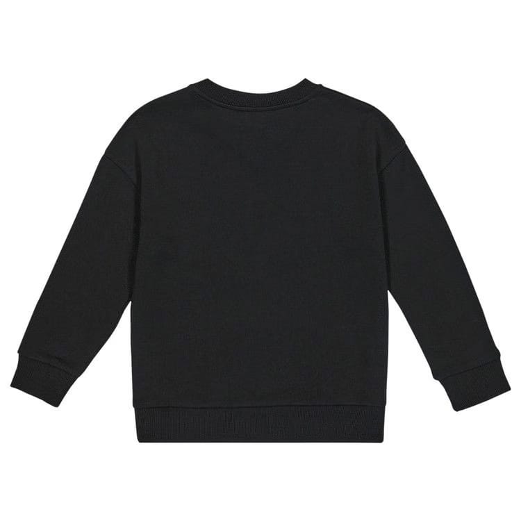 Balmain Eco Designed Sweatshirt With Paris Logo Print Black/White