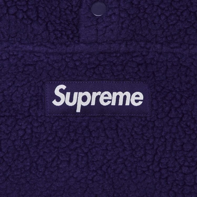 Supreme Polartec Shearling Reversible Pullover Purple