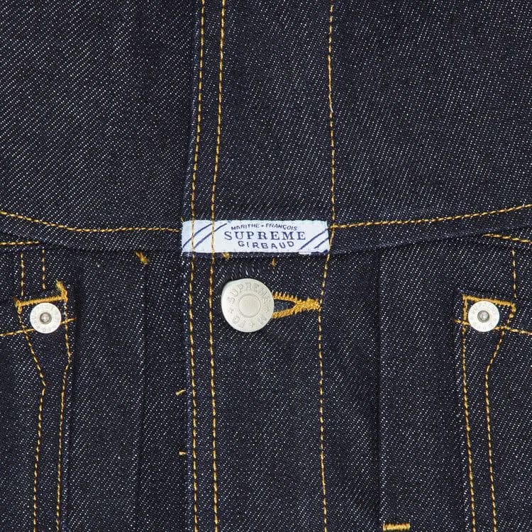 Supreme x Martithé + François Girbaud X-Seam Denim Trucker Jacket Rigid Indigo