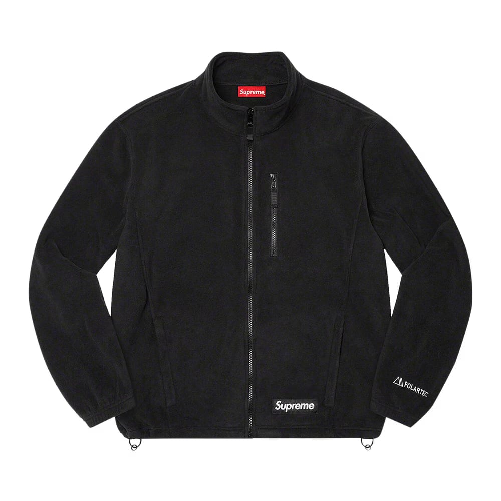 Supreme x Polartec Zip Jacket Black
