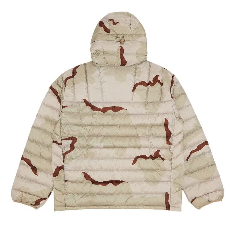 Supreme Micro Down Half Zip Hooded Pullover Desert Camo