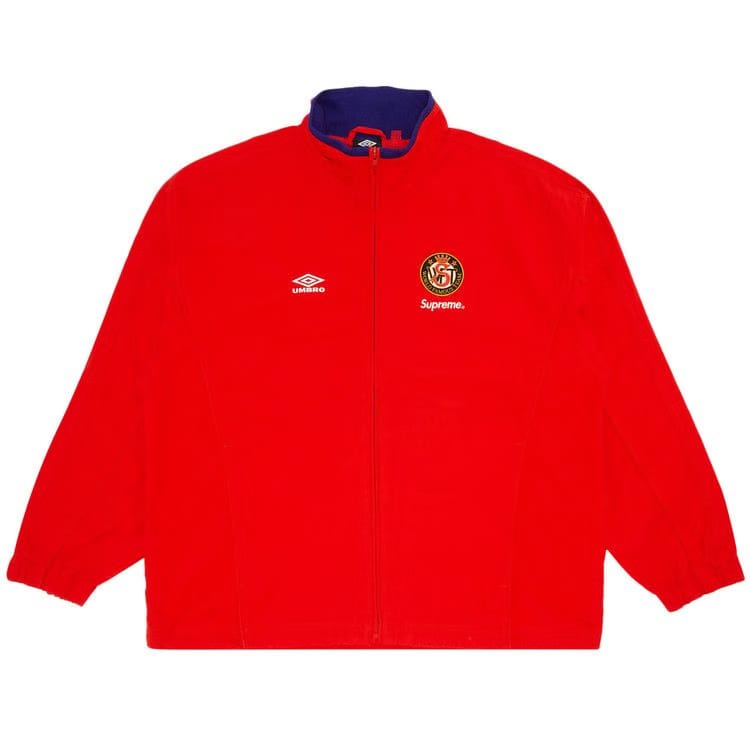 Supreme x Umbro Cotton Ripstop Track Jacket Red
