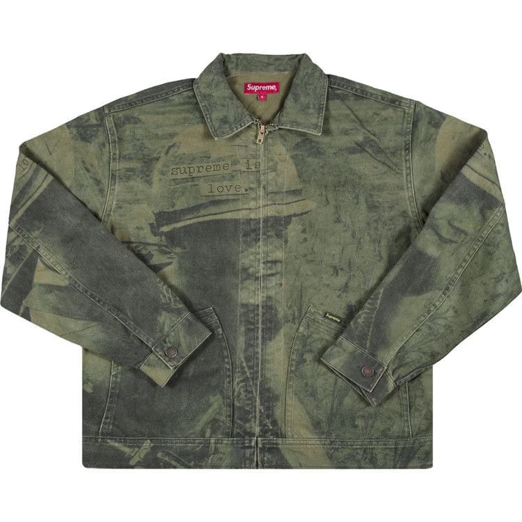 Supreme Is Love Denim Work Jacket Olive