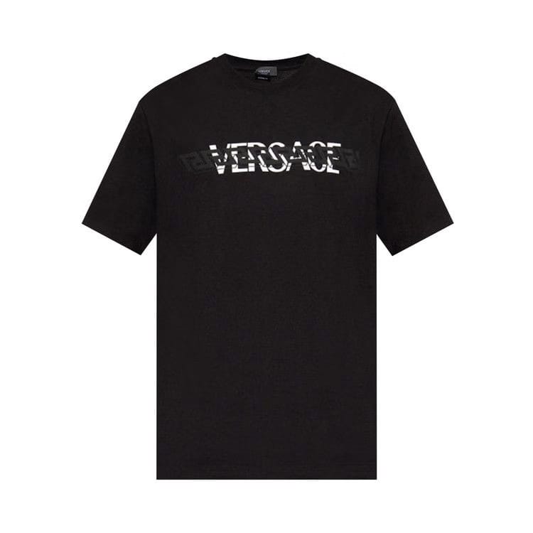 Versace Printed T-Shirt Black