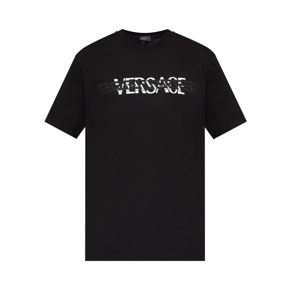 Versace Printed T-Shirt Black