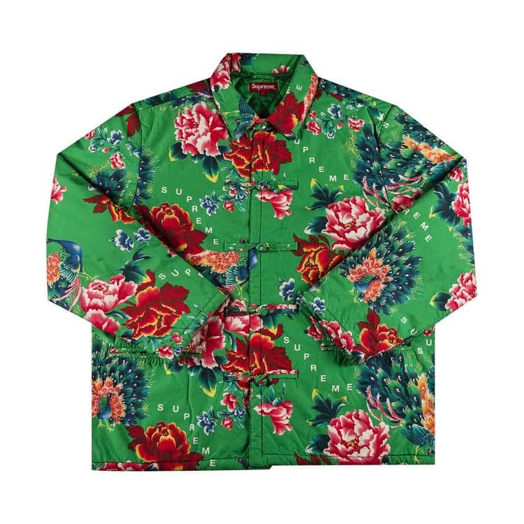 Supreme Peacock Jacket Bright Green