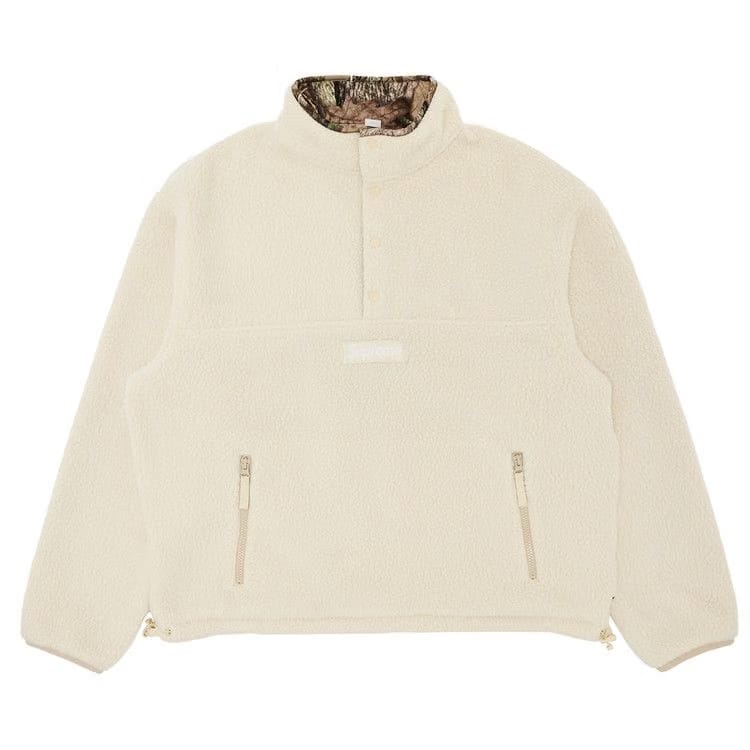 Supreme Polartec Shearling Reversible Pullover TrueTimber HTC Fall Camo