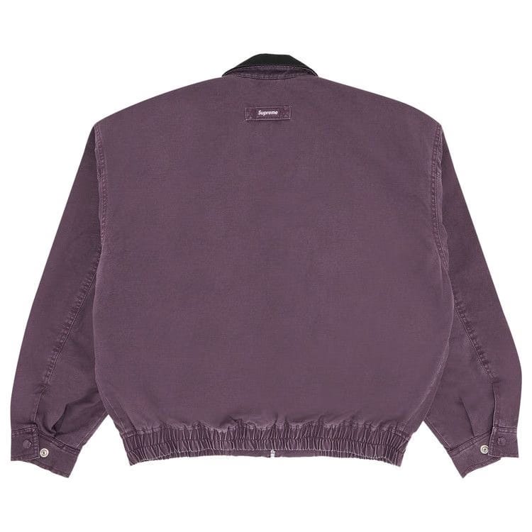 Supreme Leather Collar Utility Jacket Dusty Purple