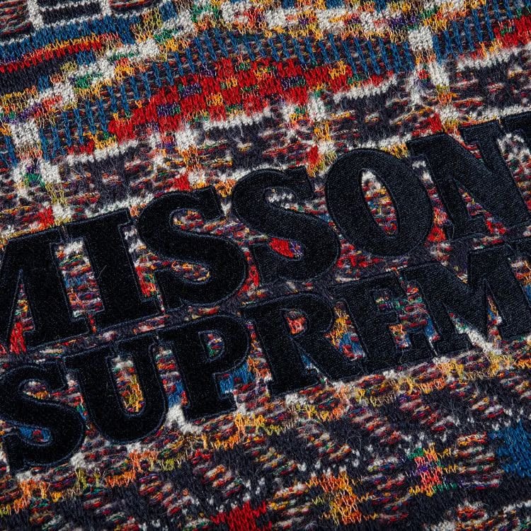 Supreme x Missoni Reversible Knit Jacket Navy