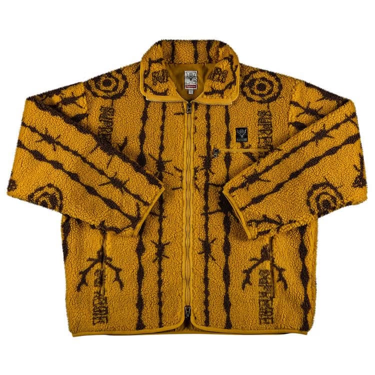 Supreme x SOUTH2 WEST8 Fleece Jacket Mustard