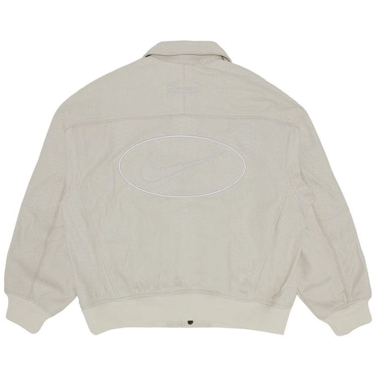 Supreme x Nike Leather Varsity Jacket Snakeskin