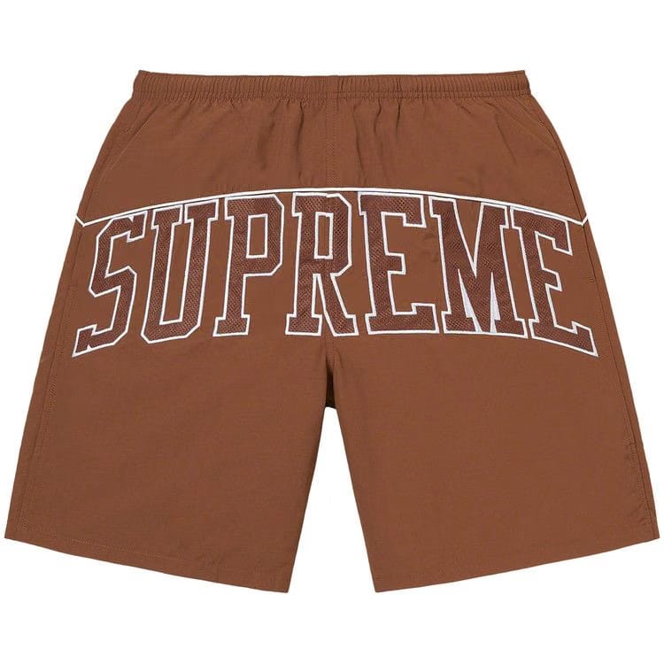 Supreme Arc Water Shorts Brown