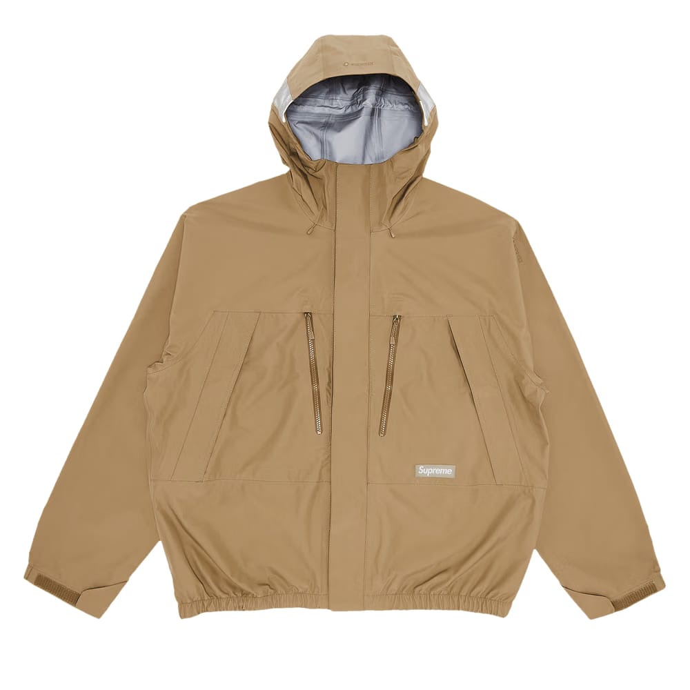 Supreme GORE-TEX Taped Seam Shell Jacket Tan