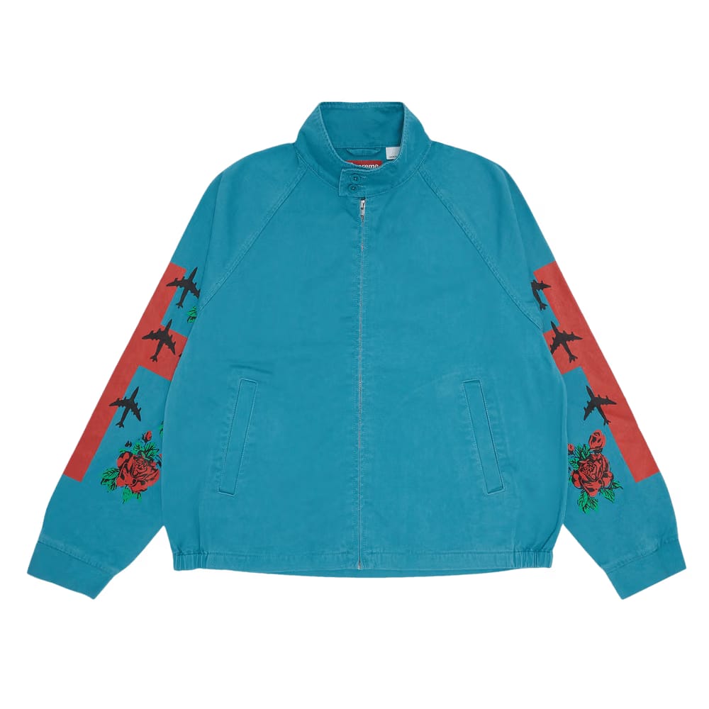 Supreme Destruction Of Purity Harrington Jacket Teal