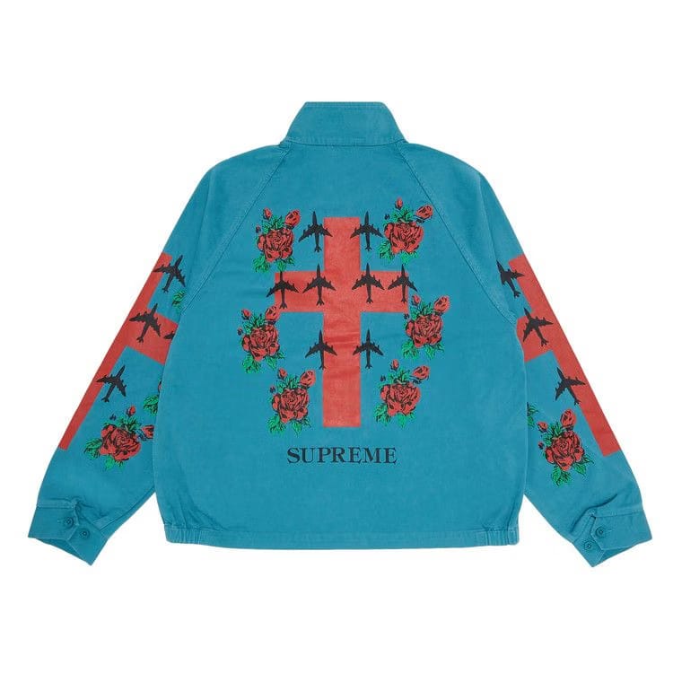 Supreme Destruction Of Purity Harrington Jacket Teal