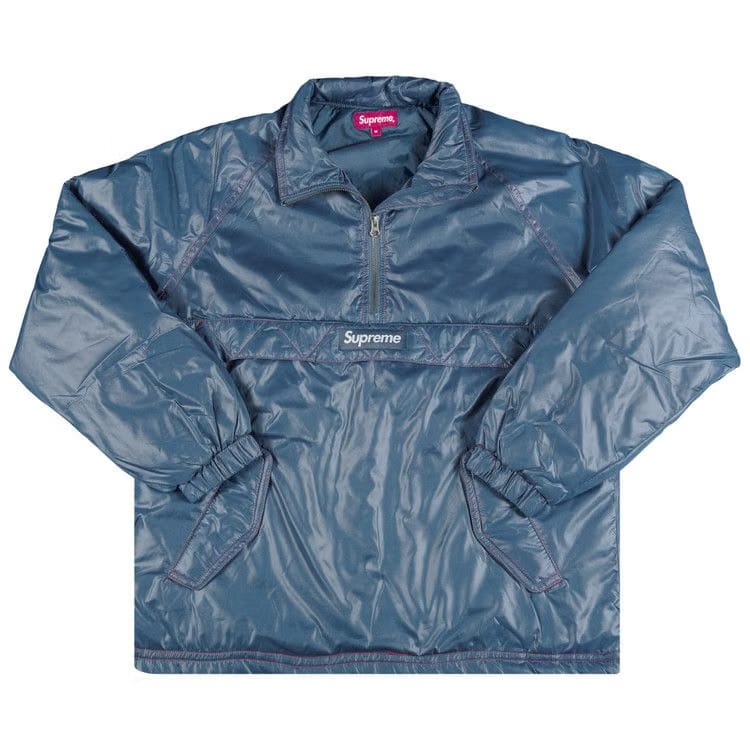 Supreme Contrast Stitch Pullover Navy