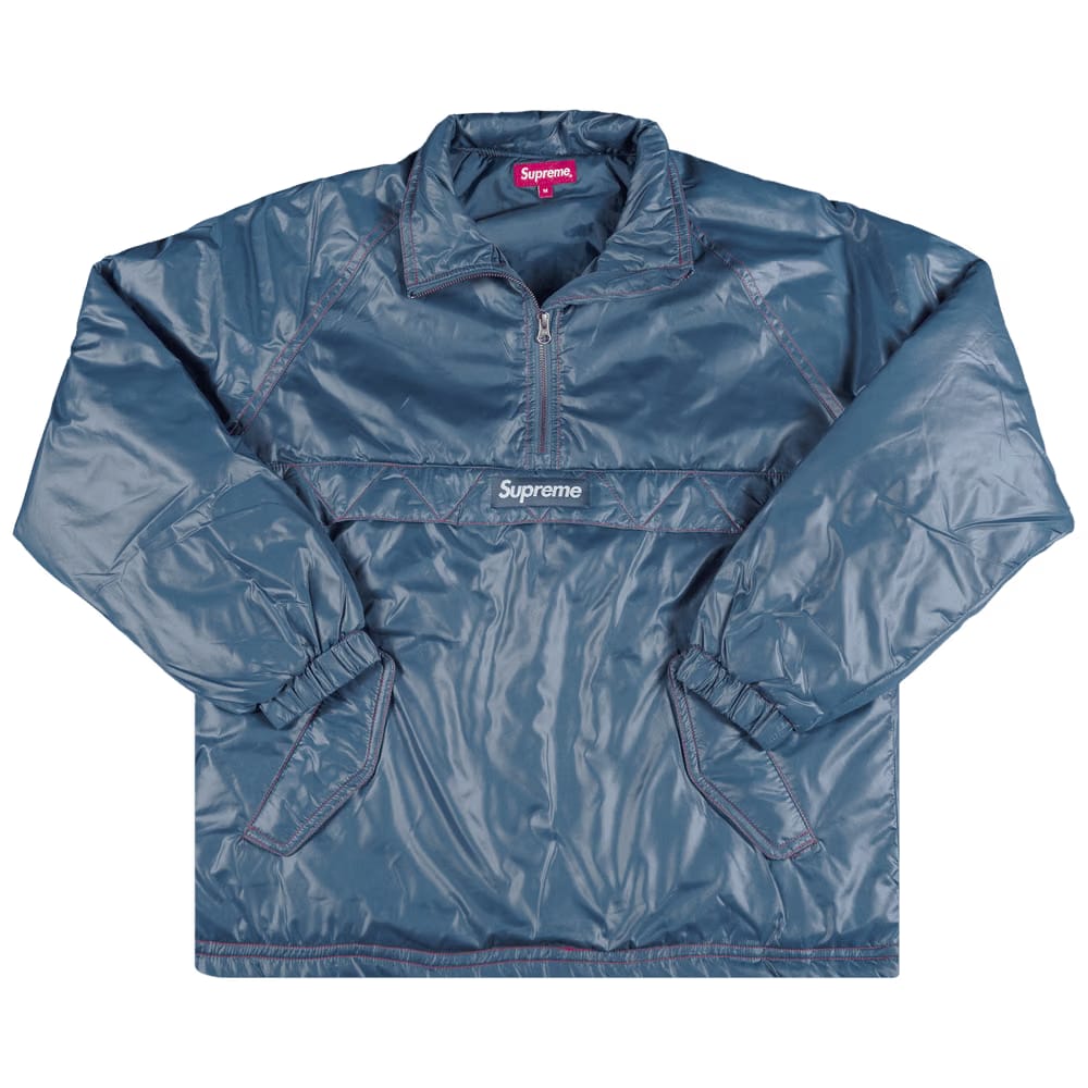 Supreme Contrast Stitch Pullover Navy